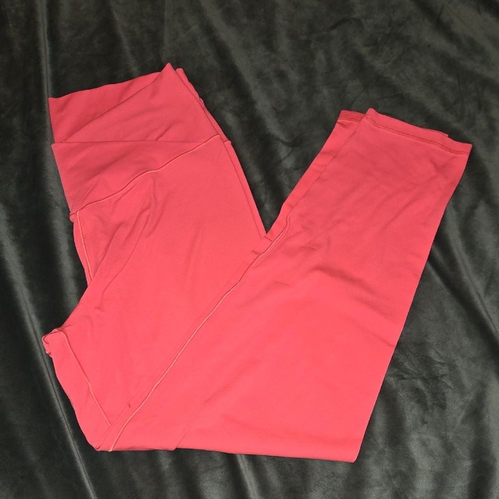 Aerie Coral Pink Athletic Leggings - Color Transfer Stain